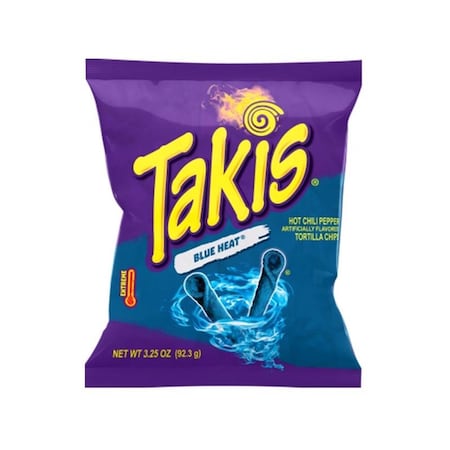 Takis Takis Blue Heat Tortilla Chips 3.25 oz Bagged BAR48116